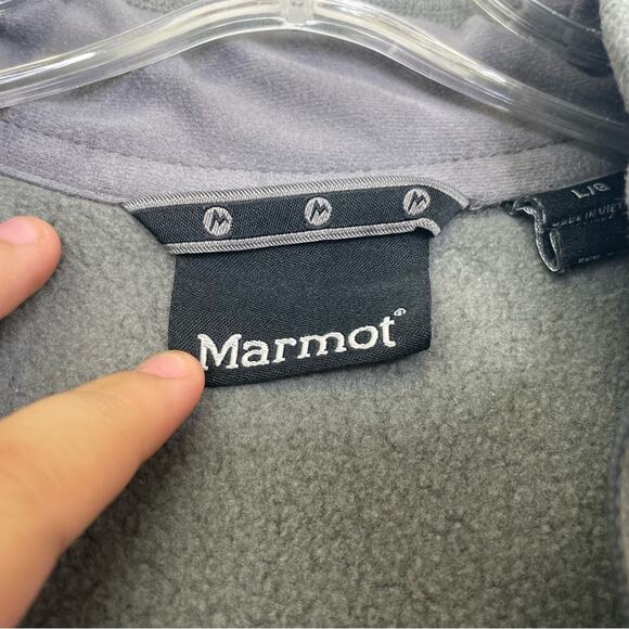 Marmot Men's Dark Gray Zip-Up Sweater - Picture 8 of 10